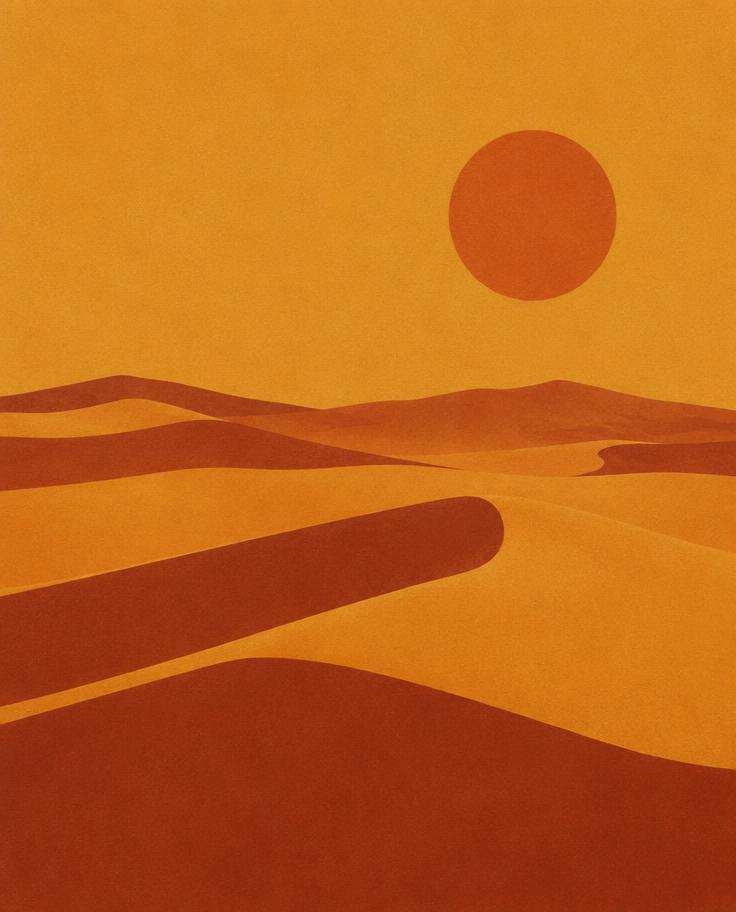 Dune Line — original artwork by Anthony V Hunt